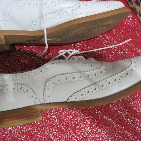 BOGO Blake Scott KATE White Oxford Loafers (Pedro Garcia Vibes!!) lace up 7.5 - Picture 7 of 12